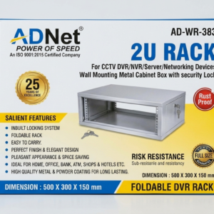 2u foldable wall rack